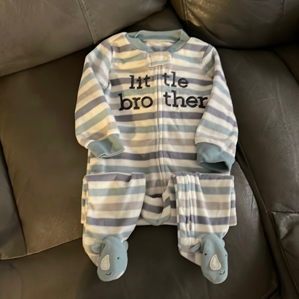 Fleece 9month little brother zipup